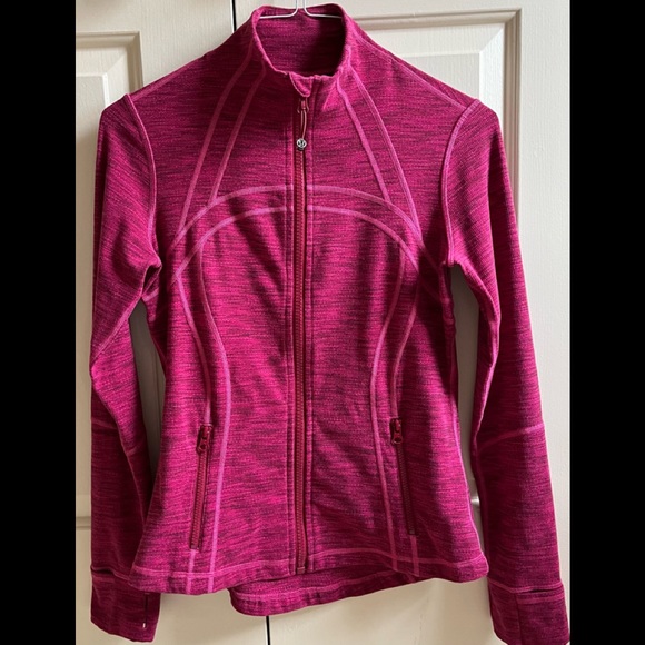 lululemon athletica Jackets & Blazers - 🍒LULULEMON DEFINE Jacket PINK sz 8 Jeweled Magenta Jacquard